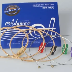 Adamas Strings Acoustic Guitar Nuova phosphor bronze coated - Also suitable people allergy (1717NU)