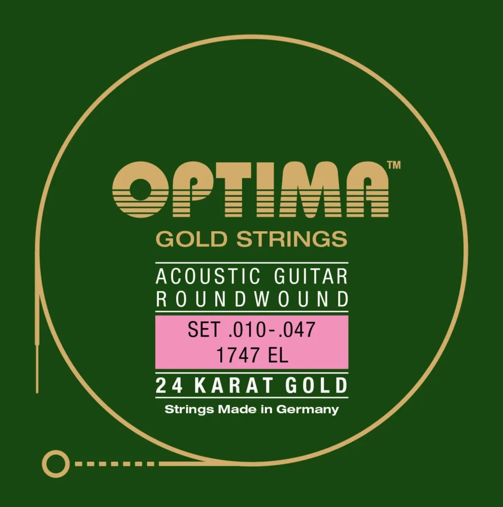 Optima Strings Acoustic Guitar Gold strings - Set (1747EL)