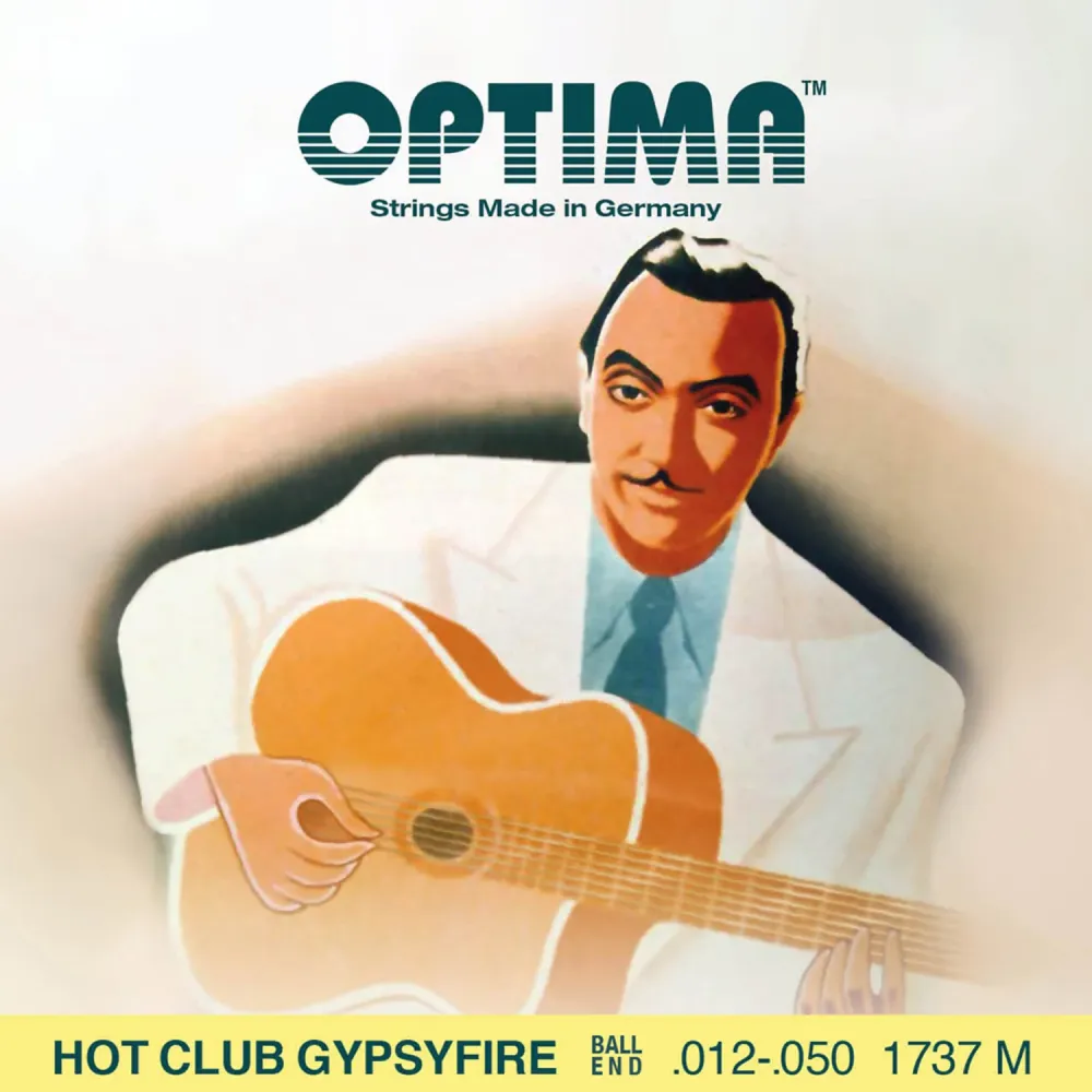 Optima Strings Acoustic Guitar Hot Club Gypsyfire silver plated - Set (1737M)