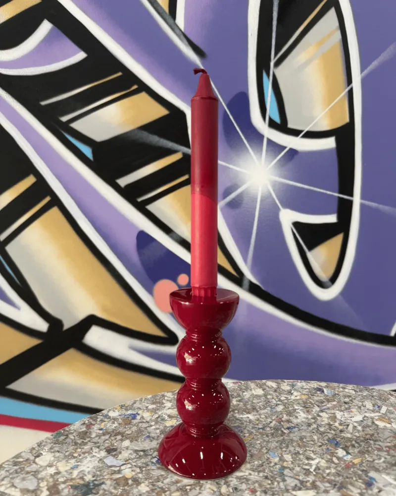 Bobbin Cherry Candle Stick 14 cm