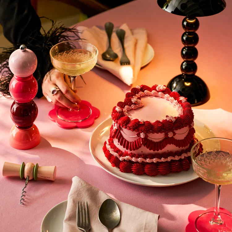 Bobbin Salt & Pepper Mill Pink Multi