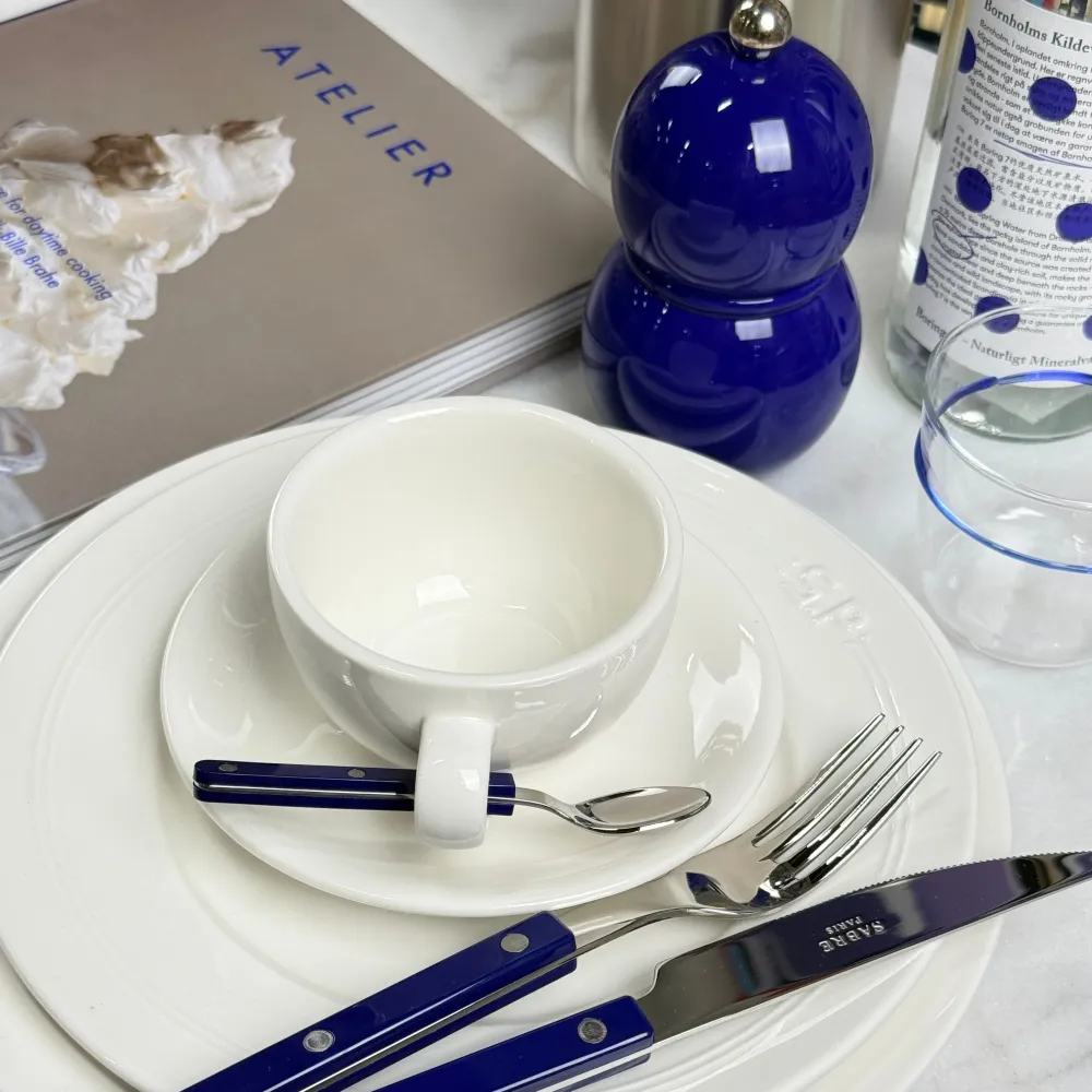 Small Bobbin Salt & Pepper Mill Blue