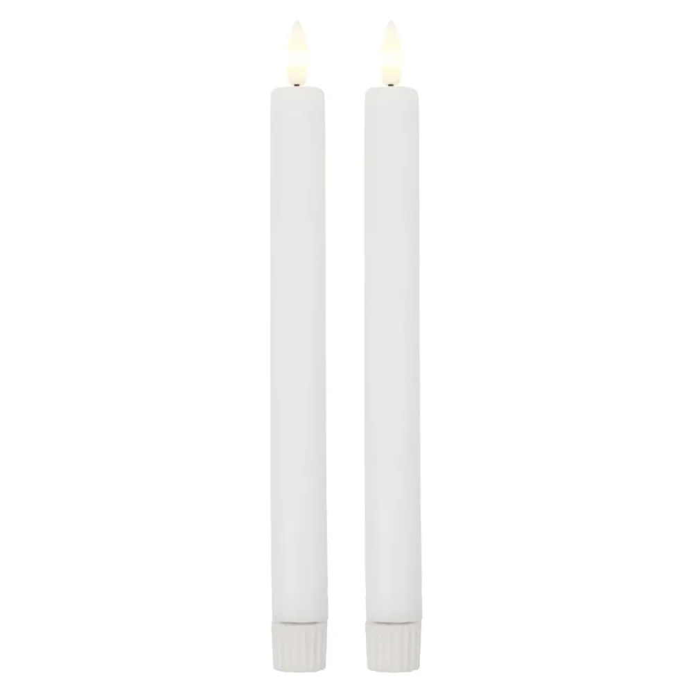 2 stk | Ledlys Hvit H24,5