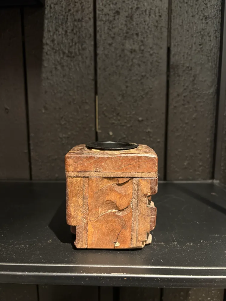 Treasure telys holder - natur