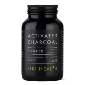 KIKI Health Activated Charcoal Powder 70g – Naturlig rensende aktivt kull i pulverform