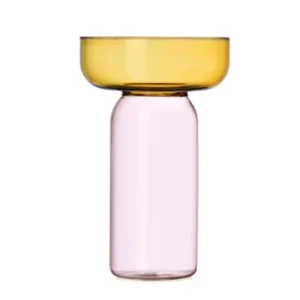 Cylinder Vase Pink Amber