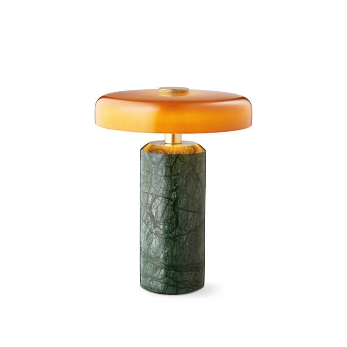 Trip bærbar lampe mosegul