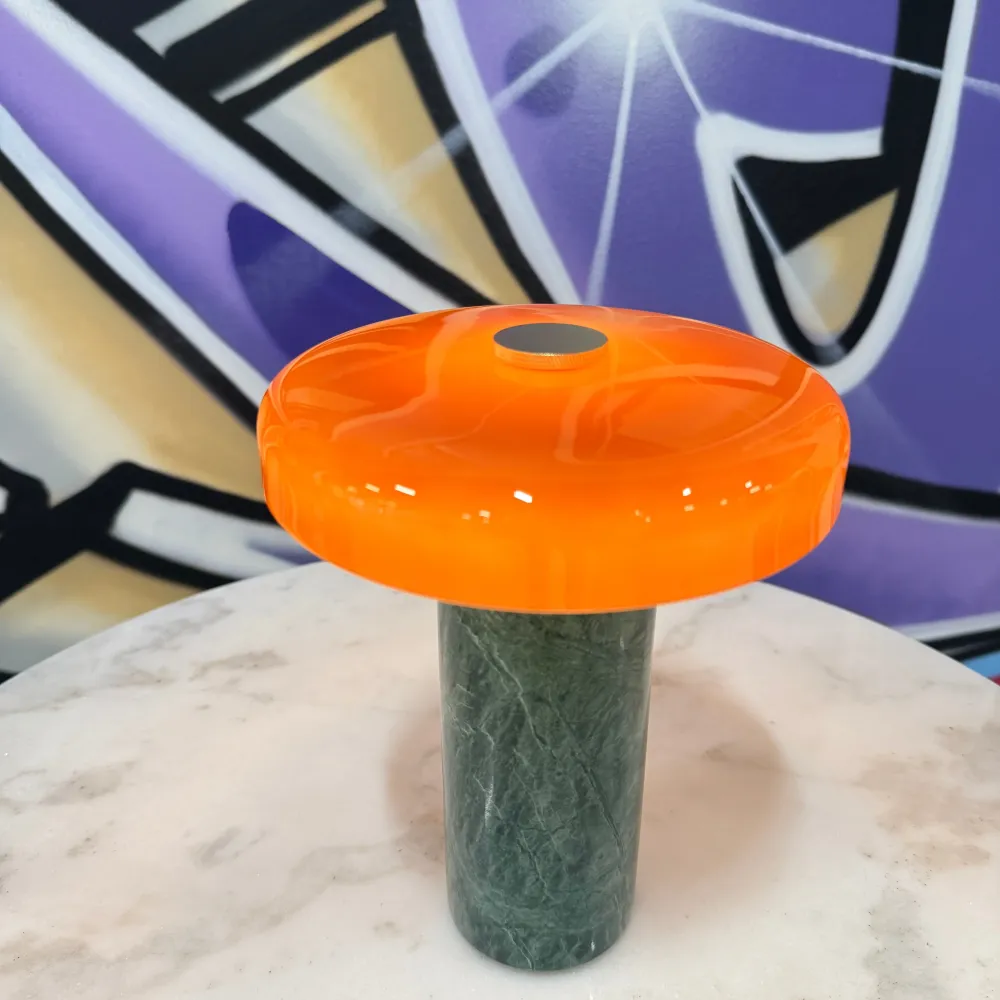 Trip bærbar lampe mosegul