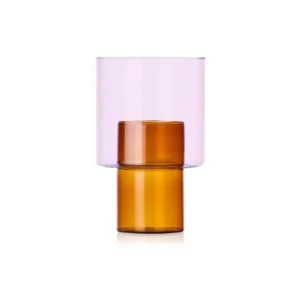 Vase Boreale Amber & Pink