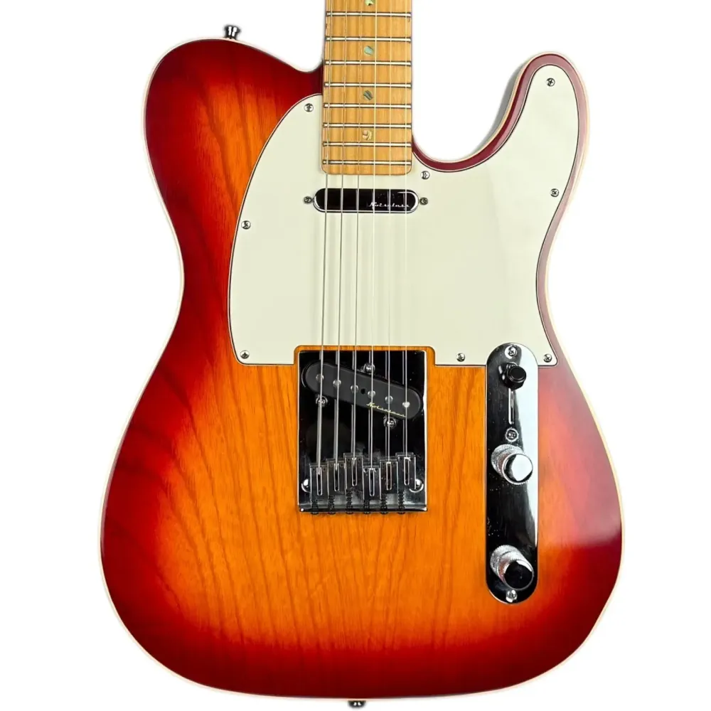 Fender American Deluxe Telecaster 2002 - Kirsebær Sunburst