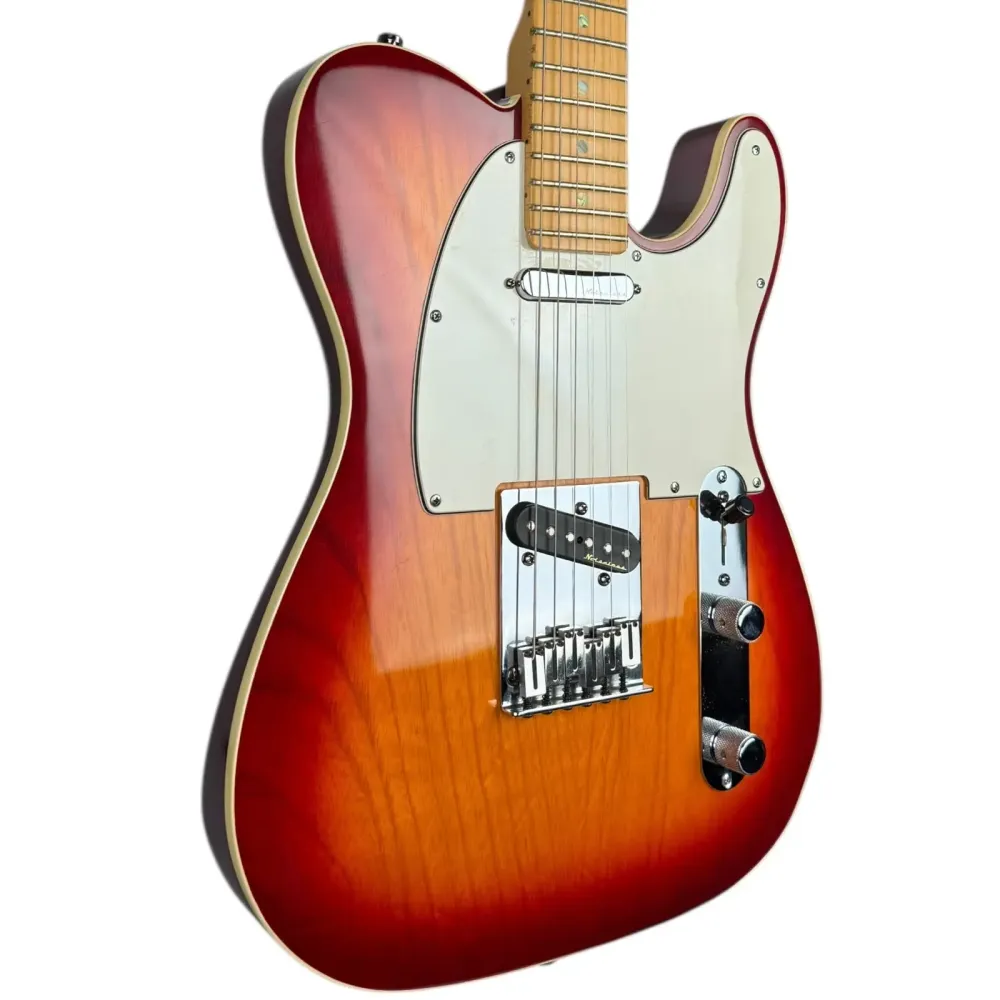 Fender American Deluxe Telecaster 2002 - Kirsebær Sunburst