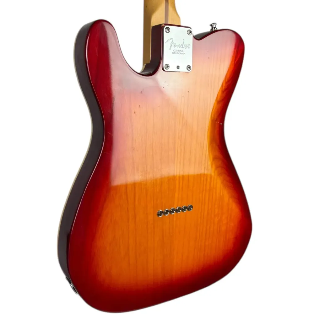 Fender American Deluxe Telecaster 2002 - Kirsebær Sunburst
