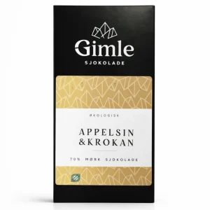 Appelsin & Krokan - 70% Mørk sjokolade - økologisk