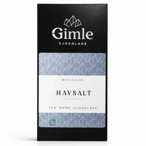 Havsalt - 70% Mørk sjokolade - økologisk