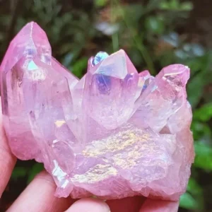 Rosa Aura Kvarts Cluster, 100 - 150 gram