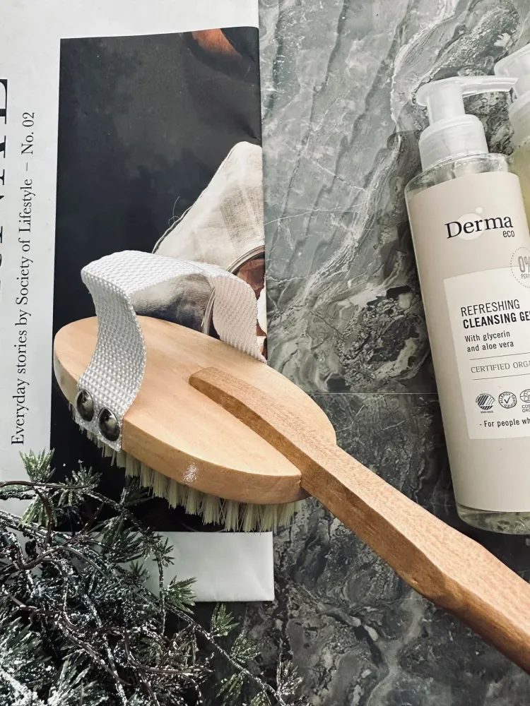 Badebørste i naturfibre