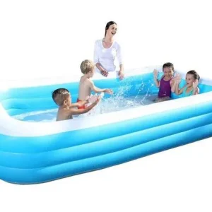 Oppblåsbart Rektangulært Badebasseng Bestway 1161L - 305 x 183 x 56 cm