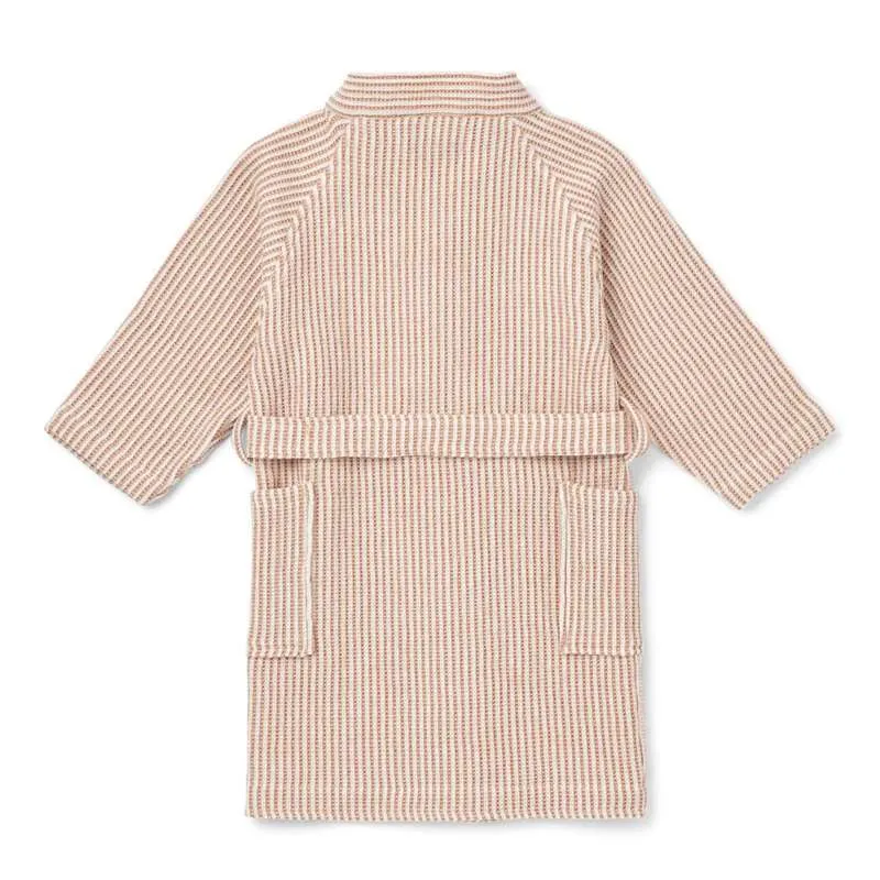 Liewood Bertha badekåpe - Y/D stripe Toscana rose/Creme de la Creme