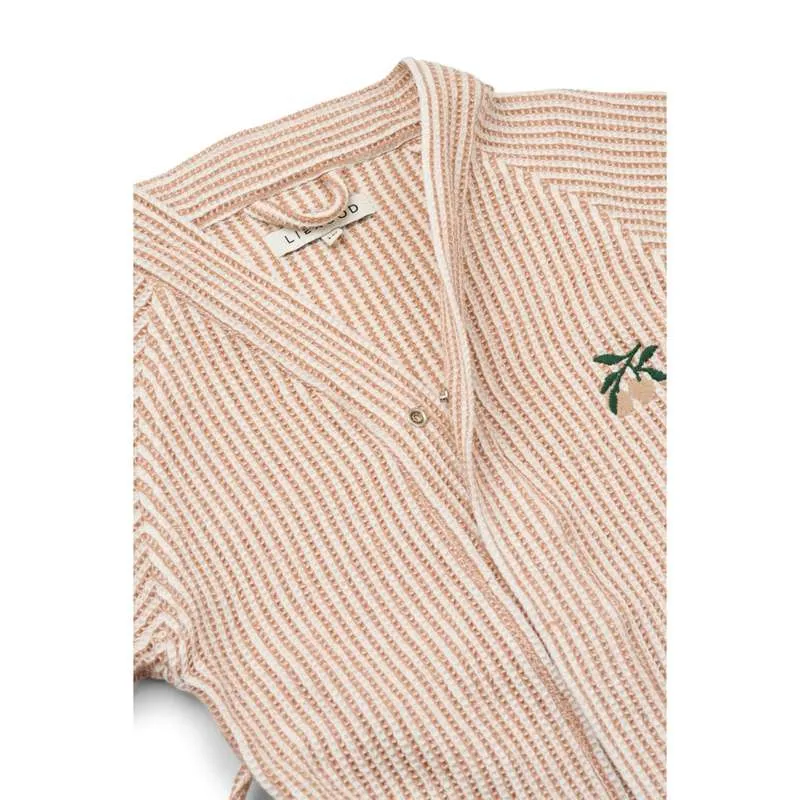 Liewood Bertha badekåpe - Y/D stripe Toscana rose/Creme de la Creme
