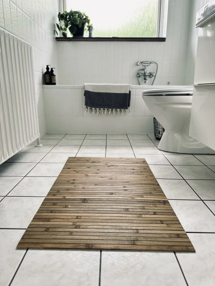 Badematte – Bambus semi dark