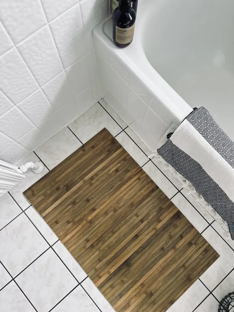 Badematte – Bambus semi dark