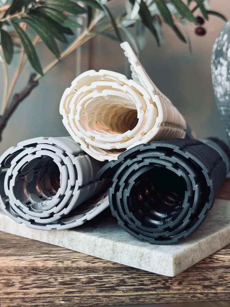 Badematte med sugekopper - Grey