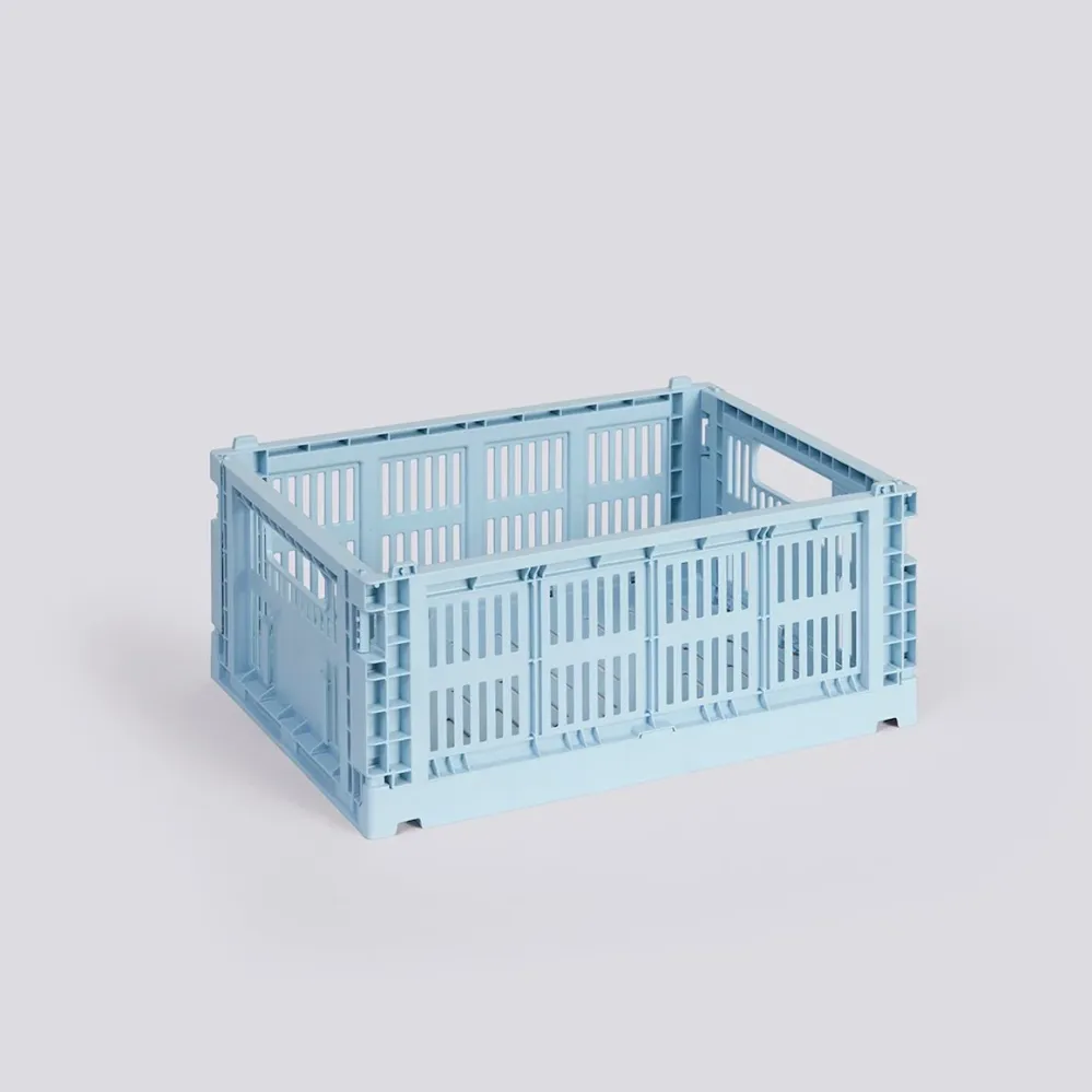 HAY - Kurv i medium størrelse - soft blue