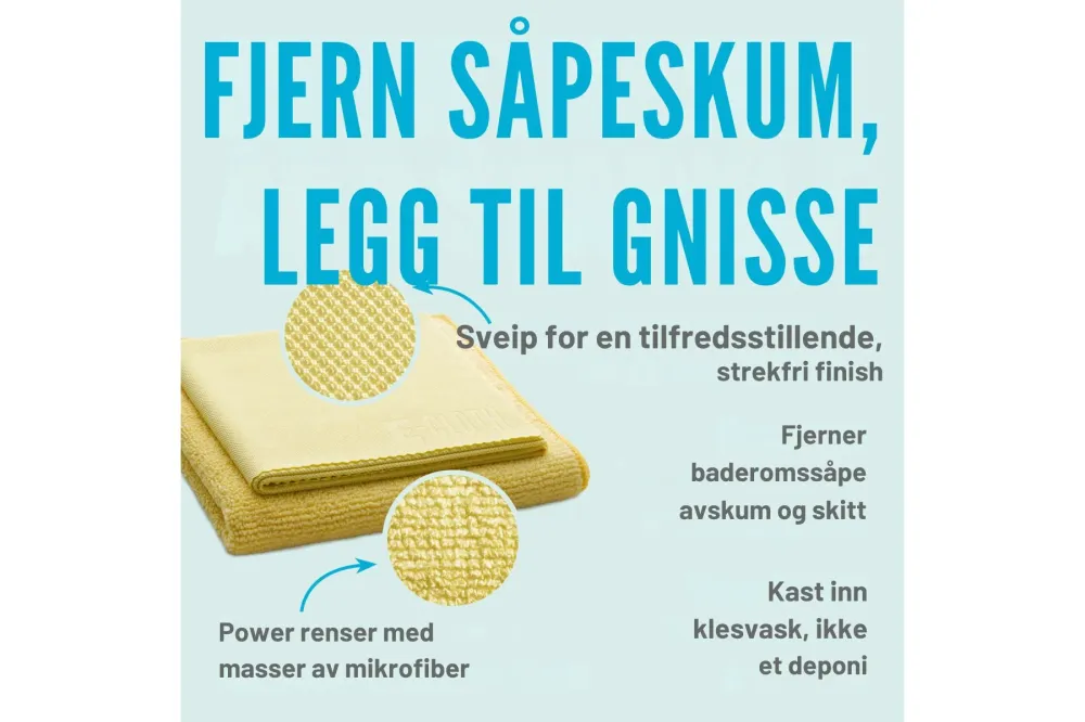 E-cloth Baderomspakke | Komplett Rengjøringssett Skinnende Rent Bad