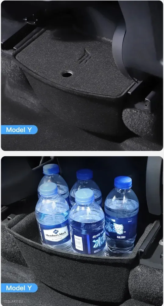 Tesla y Bakre lagringssenterkonsoll (Flocking Style)