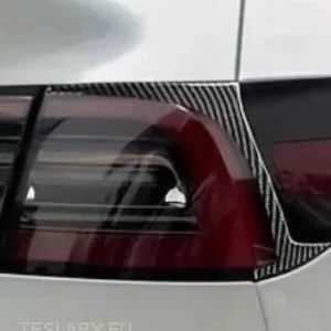 Baklys Ekte myk karbonfiber trim Tesla Model 3 & y