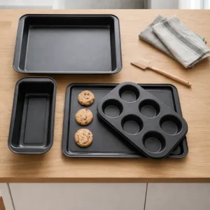 Langpanner og former – Sett med 4 stk Non-Stick