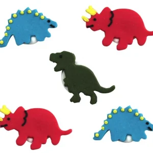 Dinosaur Kakepynt 5 stk