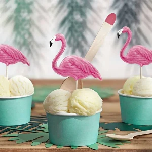 Flamingo Kaketopper 6 stk