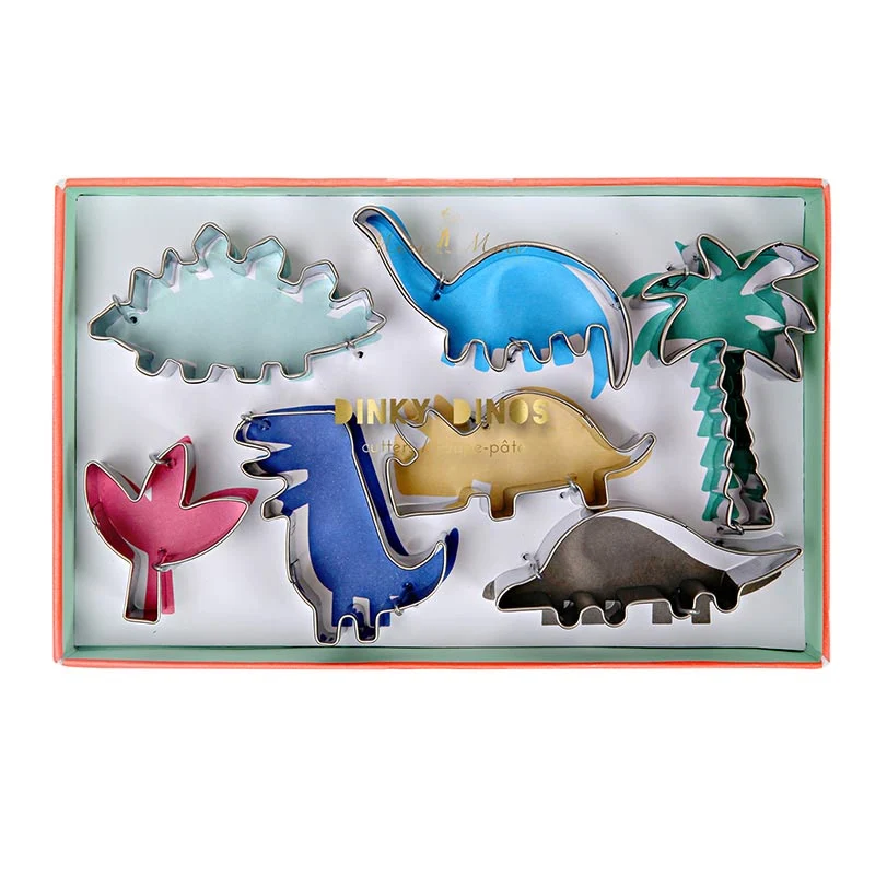 Kakeformer Dinosaurer 7 stk.
