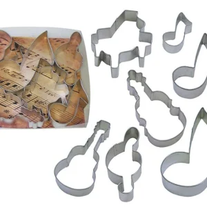 Kakeformer Musikk 7 stk