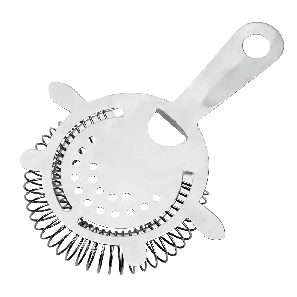 Stainless Steel Ice Strainer Bar Tools Eco Friendly Cocktail Shaker