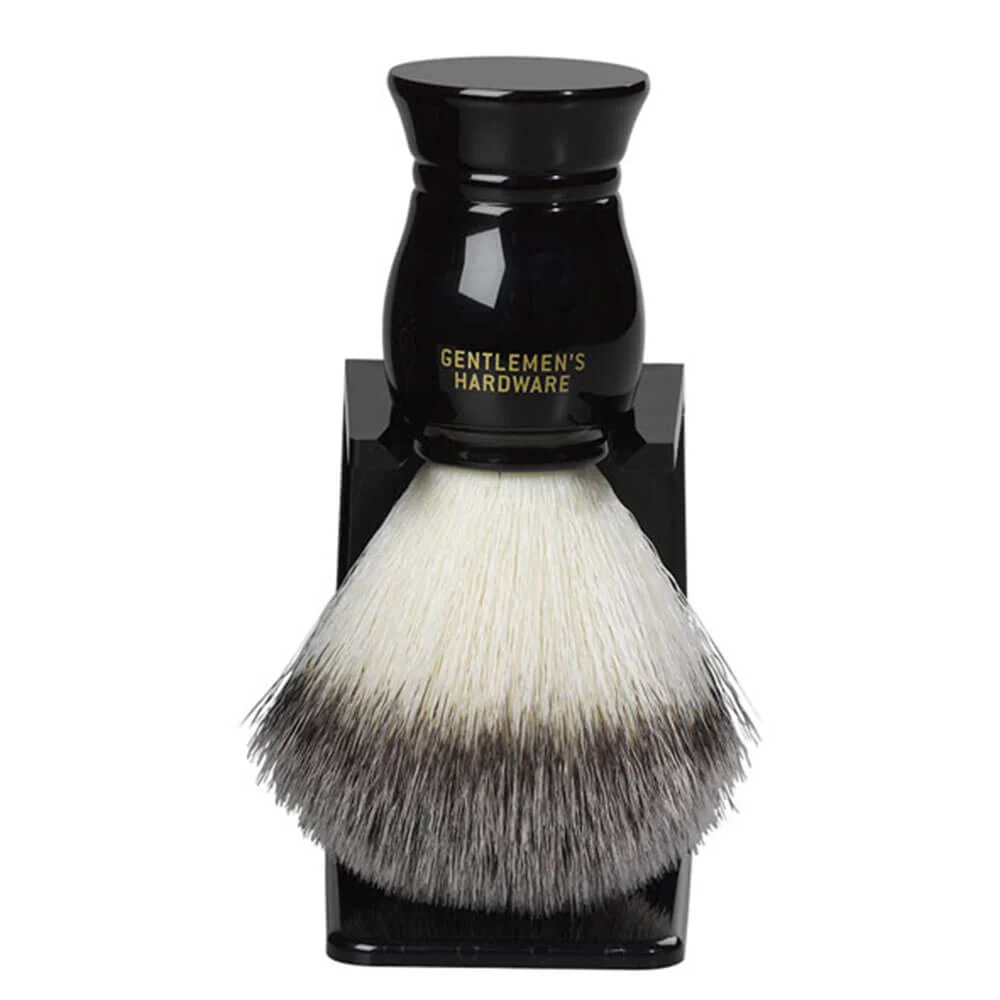 Gentlemen's maskinvare barberingsbørste og stå