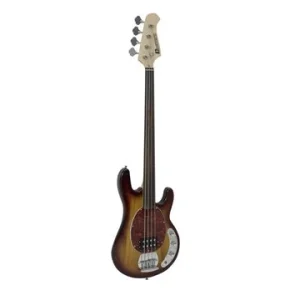 DiMavery MM-501 elektrisk bass, uten bånd, tobakk