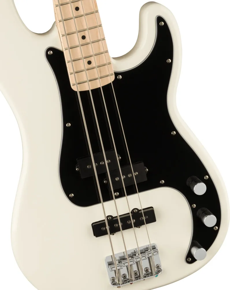 Fender Squier Affinity Precision elektrisk bass (olympisk hvit)
