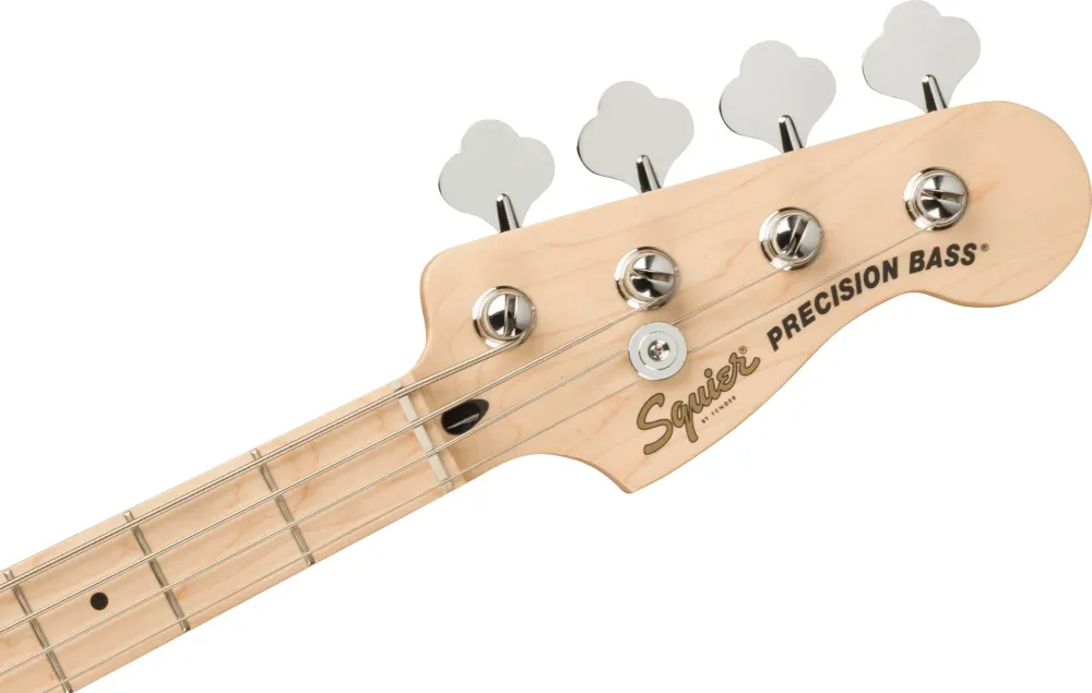 Fender Squier Affinity Precision elektrisk bass (olympisk hvit)