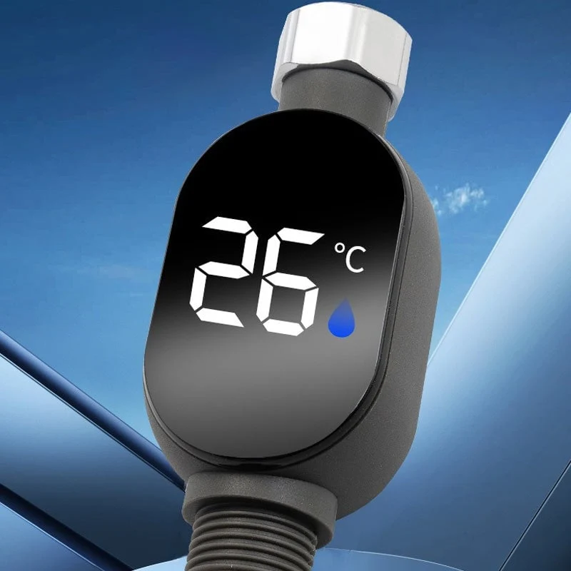 Dusj Termometer med LED Skjerm