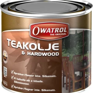 Owatrol, teolje 500ml - Behandling og beskyttelse av teak og eksotiske tresorter