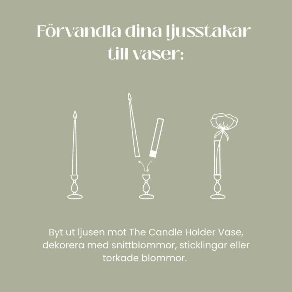Candle Holder Vase – 2-pk
