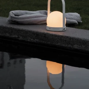 Carrie Table Lamp, Portable - White
