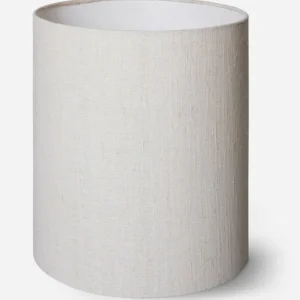 cylinder lamp shade natural linen ø30cm