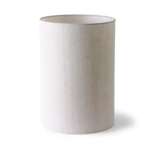 cylinder lamp shade natural linen ø25