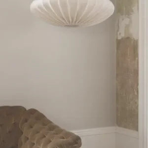 Ellipse lamp linen natur 65