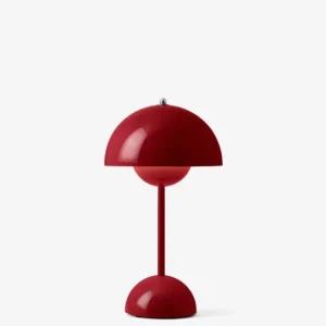 FLOWERPOT Table VP9, Vermilion red
