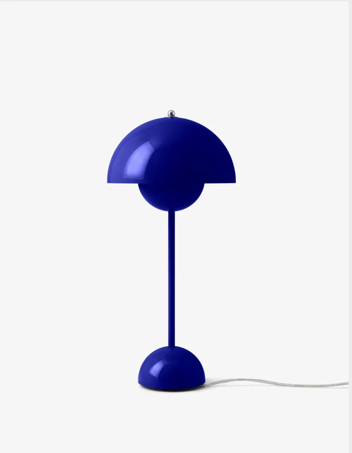 Flowerpot VP3 cobalt blue