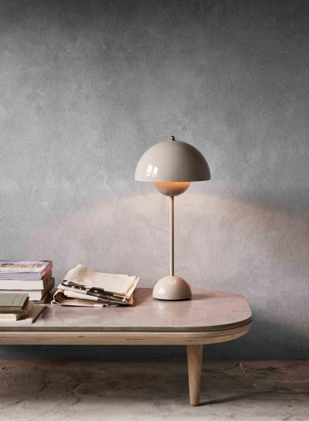 Flowerpot VP3 grey-beige